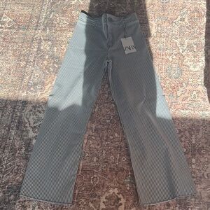 Zara high rise marine fit jeans girls